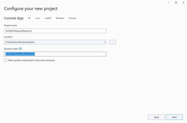 Using The New Required Keyword In .NET 7